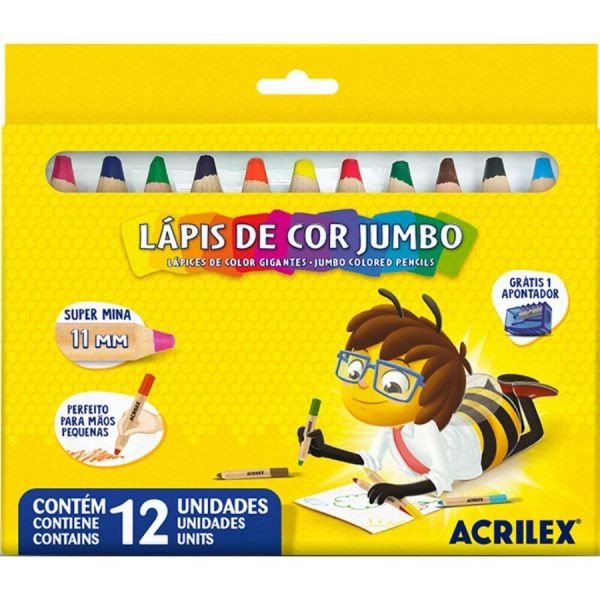 LÁPIS DE COR JUMBO