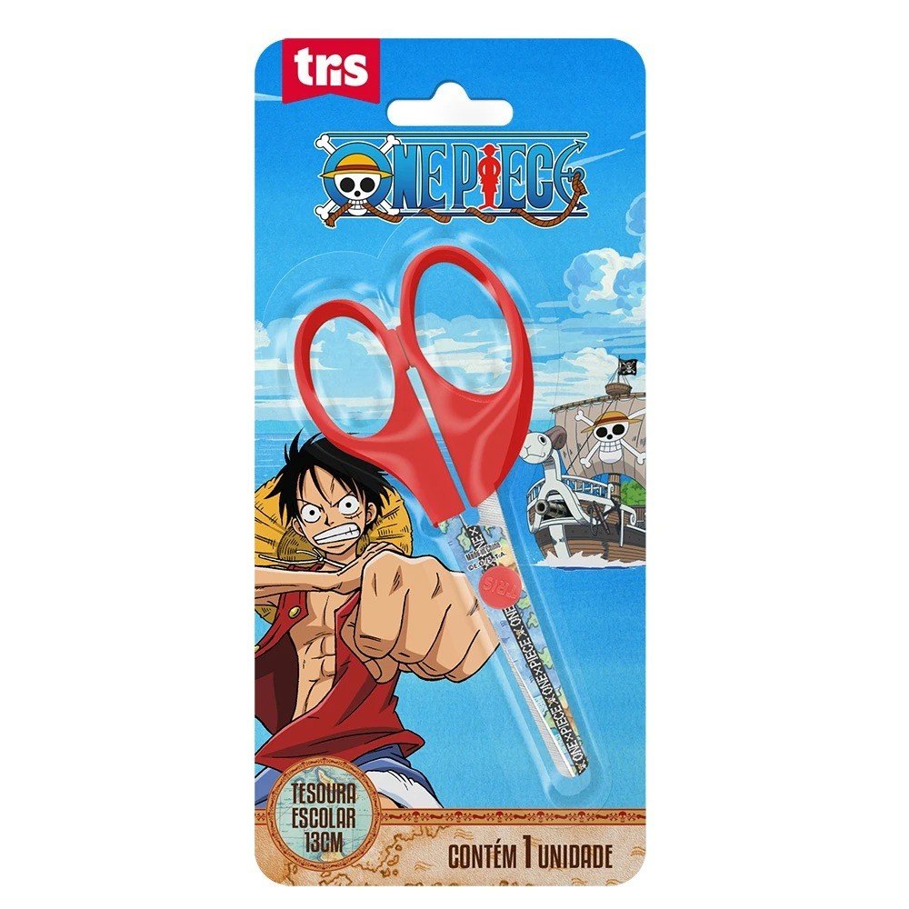 TESOURA ESCOLAR - ONE PIECE