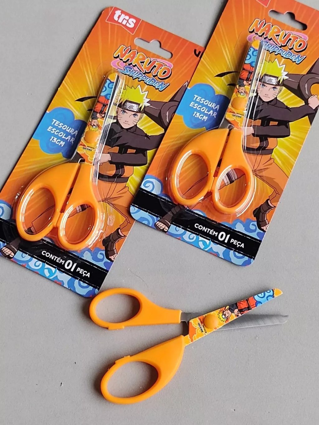 TESOURA ESCOLAR - NARUTO SHIPPUDEN