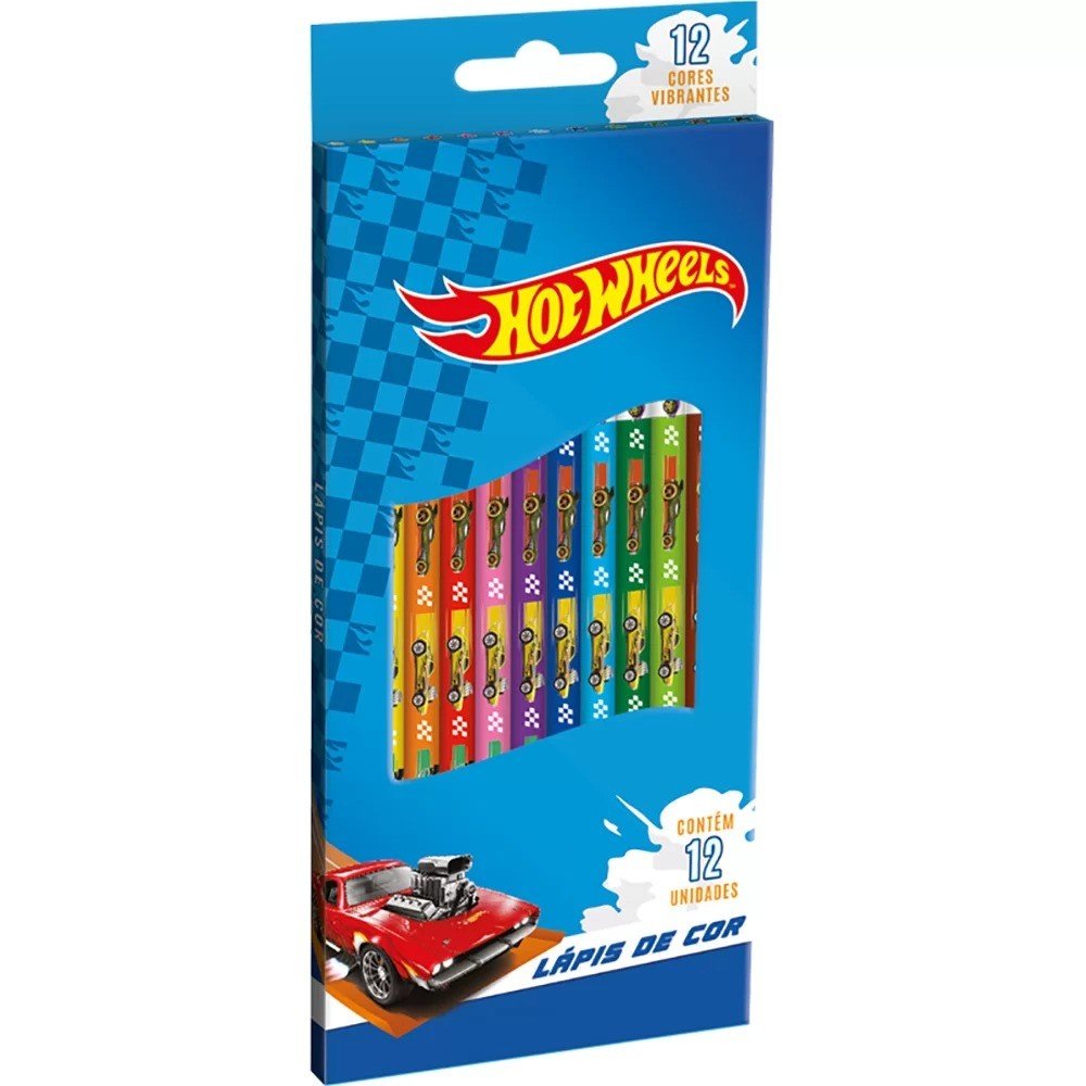 LÁPIS 12 C HOT WHEELS