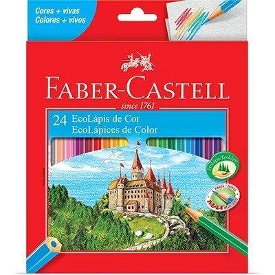 ECOLÁPIS 24 CORES FABER