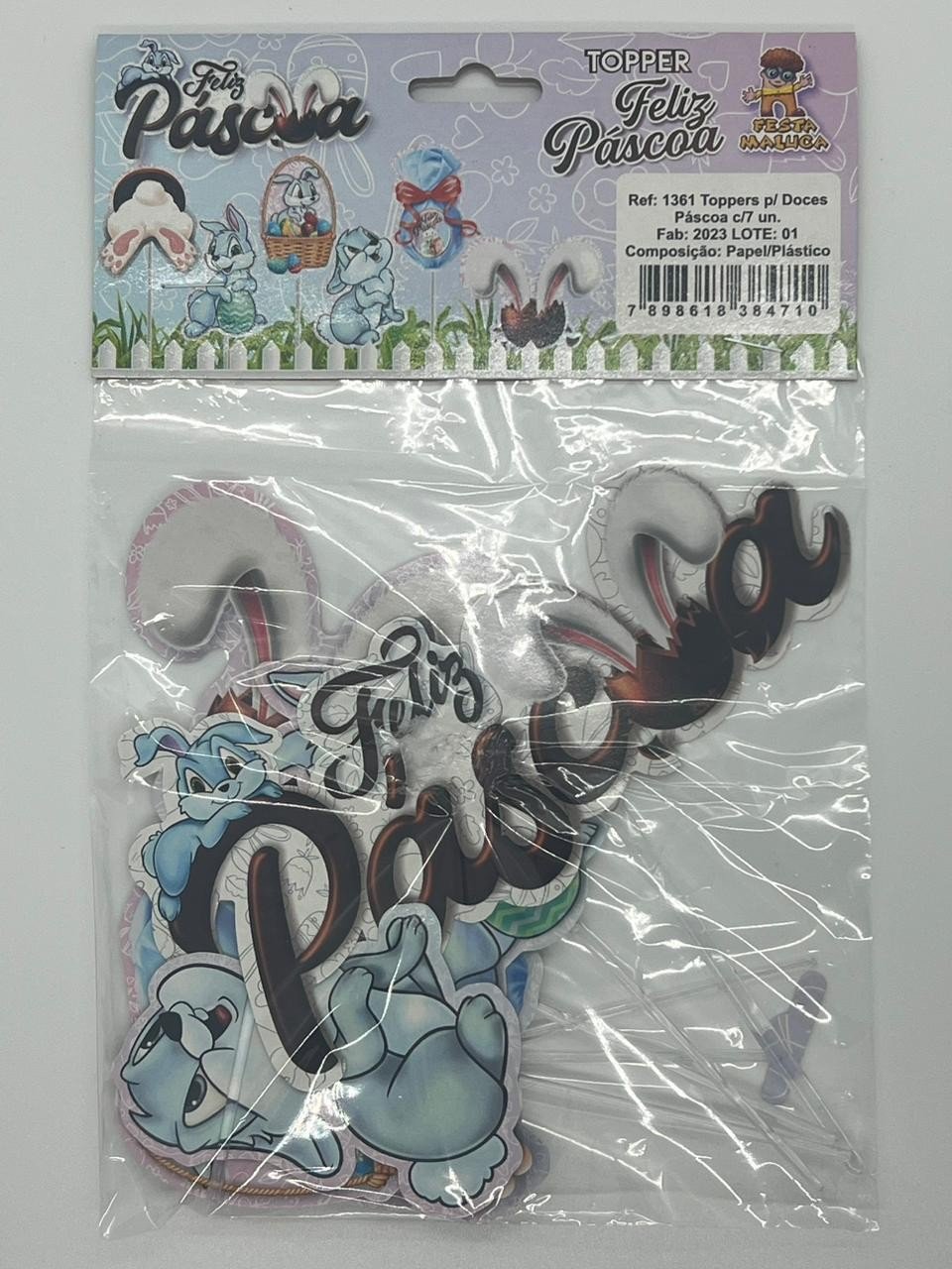TOPPERS PARA  DOCES C/7 