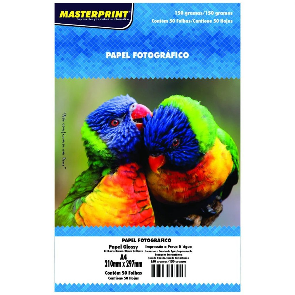 PAPEL FOTOGRÁFICO - 50 FOLHAS (150G)