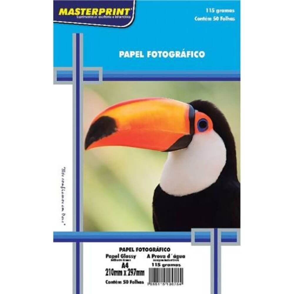 PAPEL FOTOGRÁFICO - 50 FOLHAS (115G)