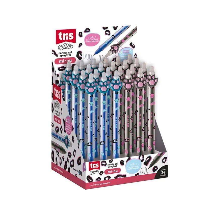 CANETA GEL APAGÁVEL HOLIC MI-AU - 0,7 MM (UNITÁRIA)