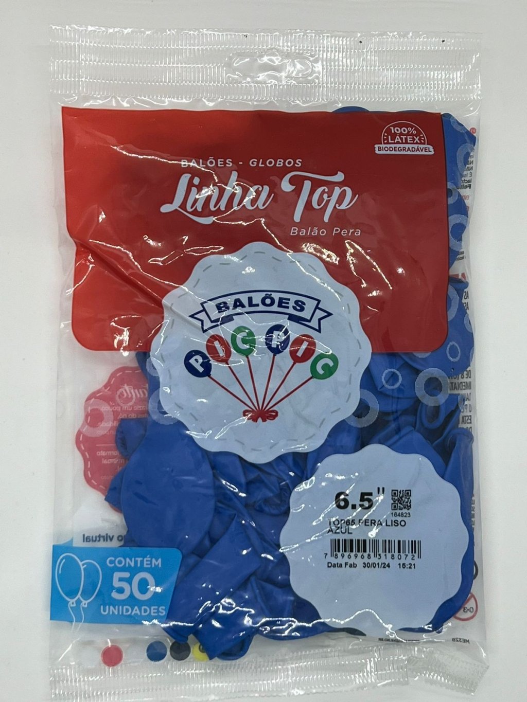 BEXIGAS 6,5 C/50 UNIDADES AZUL ESCURO 