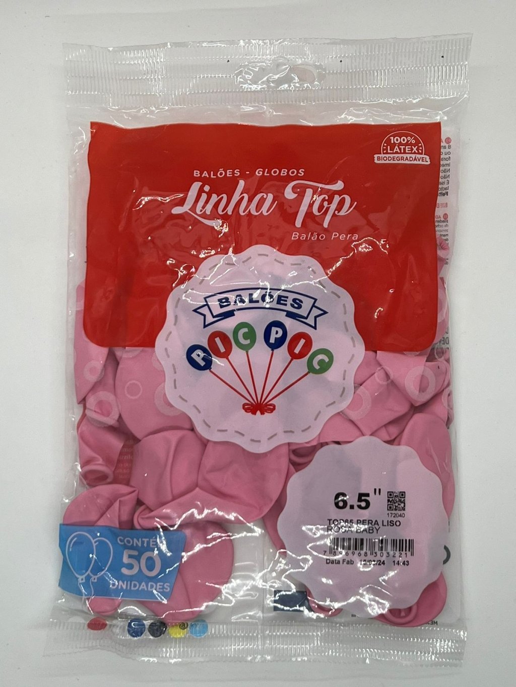 BEXIGAS 6,5 C/50 UNIDADES ROSA CLARO