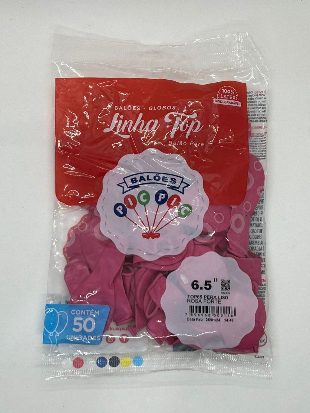 BEXIGAS 6,5 C/50 UNIDADES ROSA PINK 