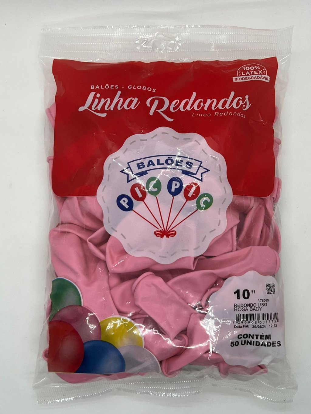 BEXIGAS N 10 C/50 UNIDADES ROSA CLARO