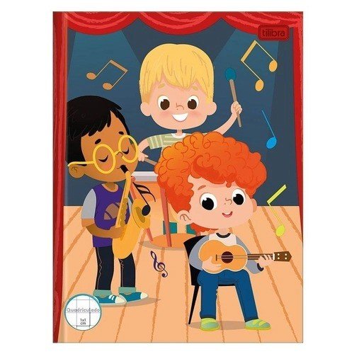 CADERNO BROCHURA QUADRICULADO - 40 FOLHAS