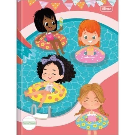 CADERNO BROCHURA PAUTA VERDE - 40 FOLHAS