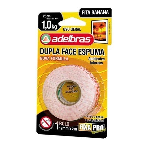 FITA DUPLA FACE ESPUMA - 1 KG