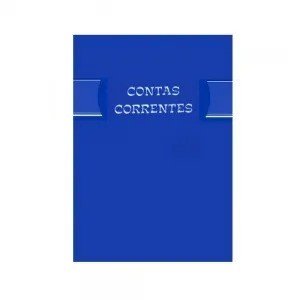 LIVRO CONTAS CORRENTES PEQUENO - 50 FOLHAS