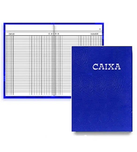 LIVRO CAIXA GRANDE - 100 FOLHAS