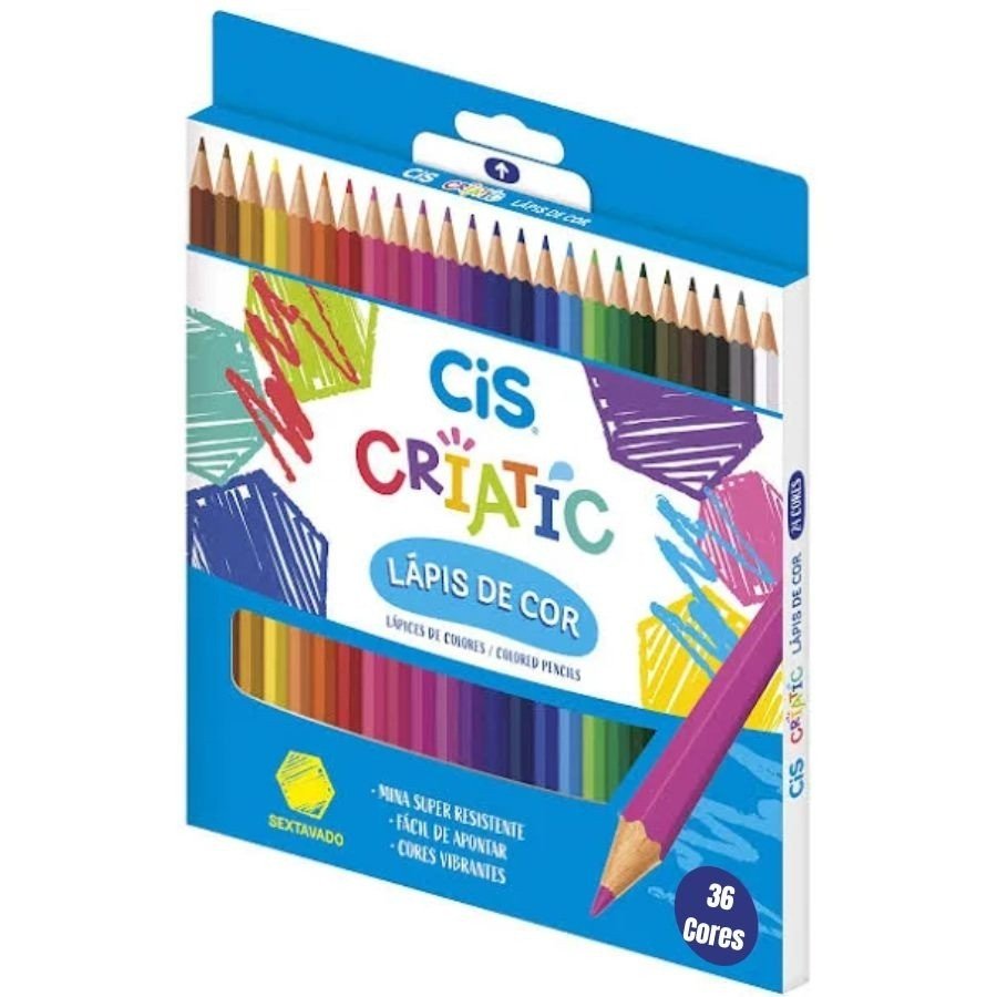 LÁPIS DE COR CRIATIC - C/36