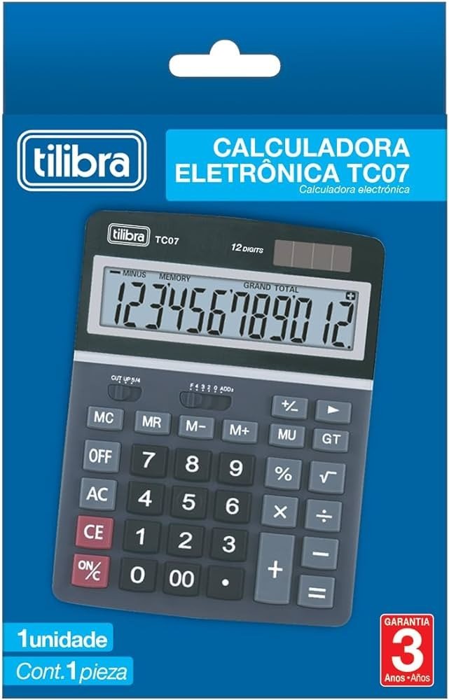 CALCULADORA ELETRÔNICA TC07