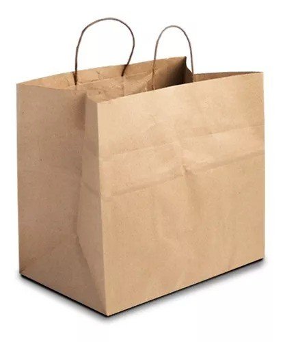 SACOLA KRAFT - 32X12,5X26,5