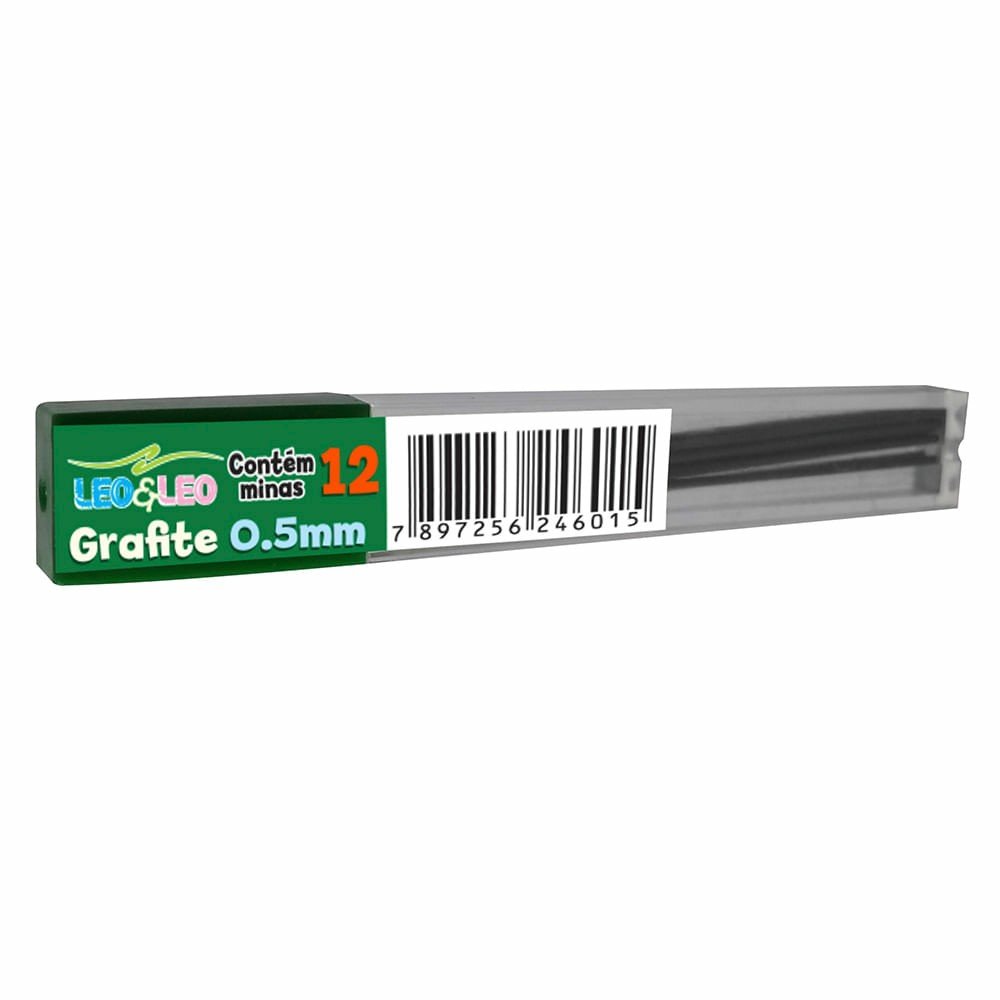 GRAFITE 0.5 MM E 0.9 MM - C/2 (12 LÂMINAS) UNITÁRIOS