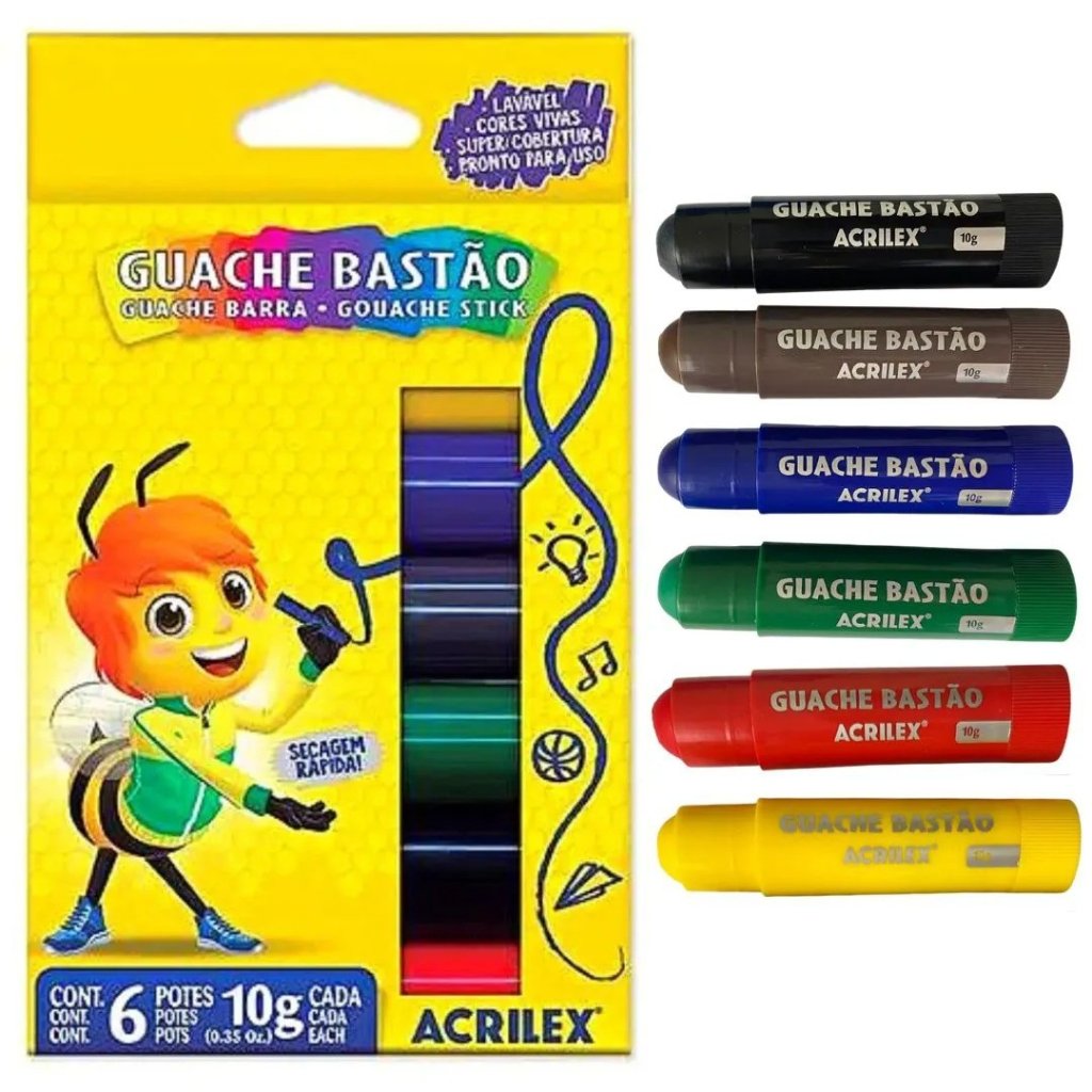 GUACHÊ BASTÃO - 6 UNIDADES
