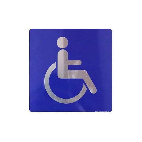 PLACA DE CADEIRANTE