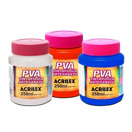 TINTA PVA - 250ML (UNITÁRIA)