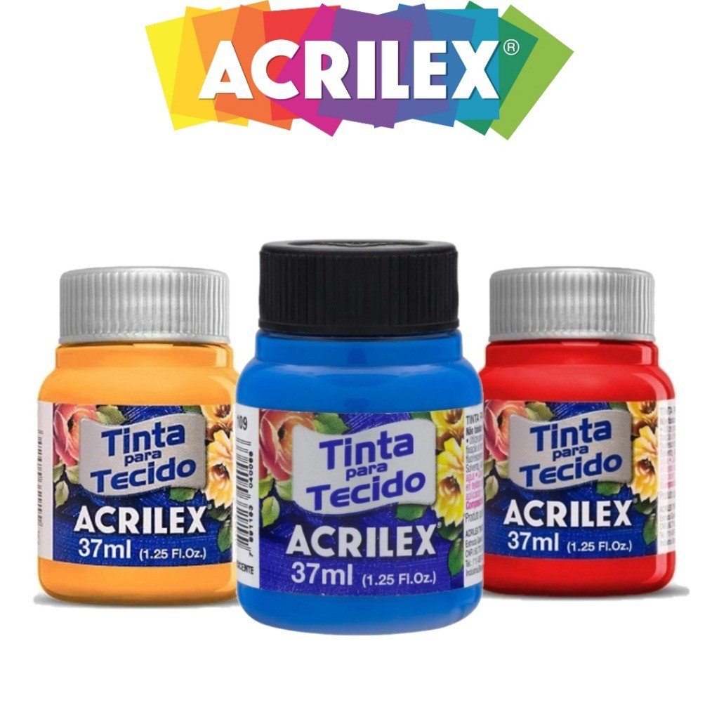 TINTA DE TECIDO - 37ML (UNITÁRIA)