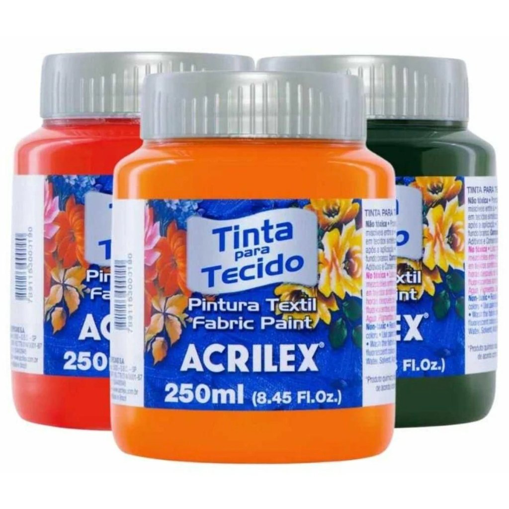 TINTA DE TECIDO - 250ML (UNITÁRIA)