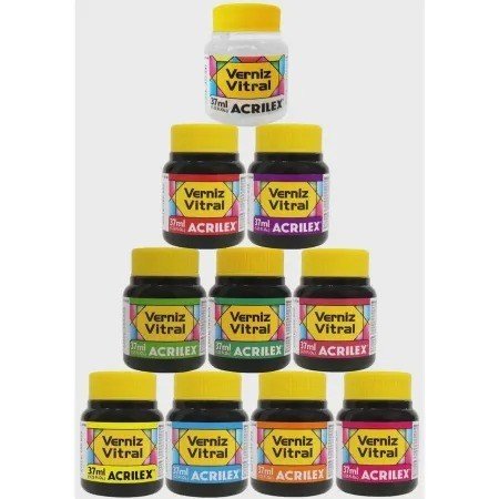 VERNIZ VITRAL - 37ML (UNITÁRIA)