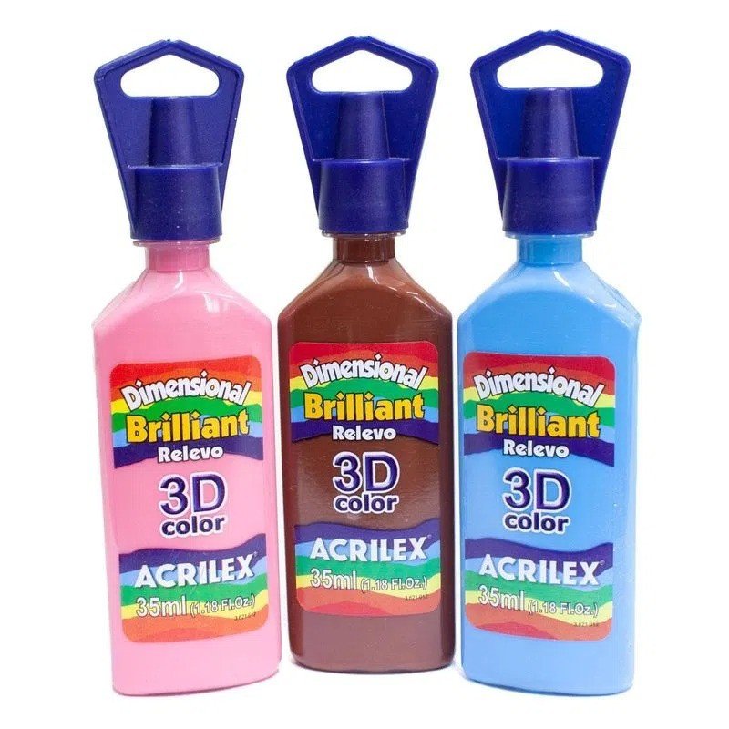 TINTA DE RELEVO BRILHANTE 3D - 35ML