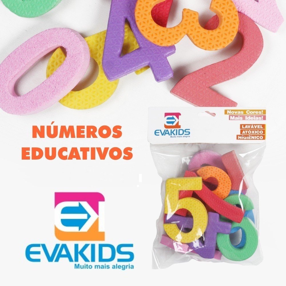 NÚMEROS DIDÁTICOS - 10 PEÇAS