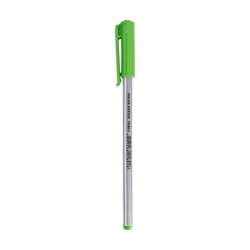 CANETA TRIBALL - VERDE, MARROM E AMARELA