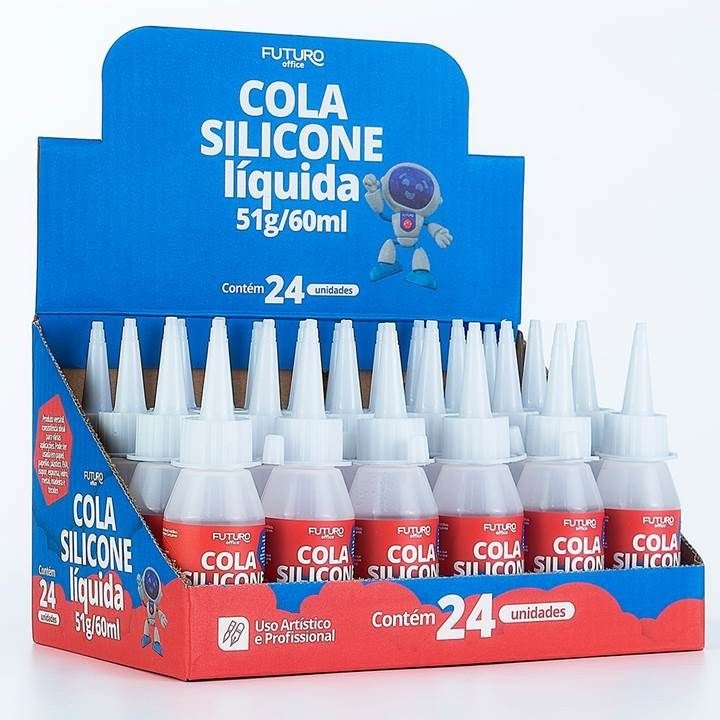 COLA DE SILICONE LÍQUIDA - 51 G / 60 ML (UNITÁRIA)