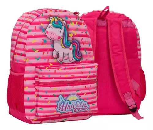 MOCHILA GRANDE 40 CM  UNICÓRNIO 