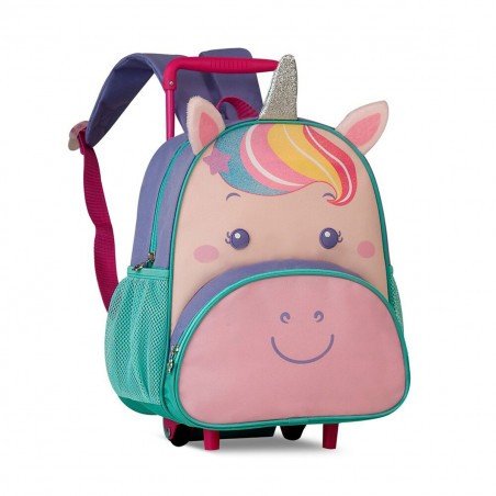 MOCHILA CARRINHO PEQ UNICÓRNIO 