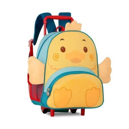 MOCHILA CARRINHO PEQ PATINHO 