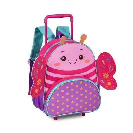 MOCHILA CARRINHO PEQ BORBOLETA
