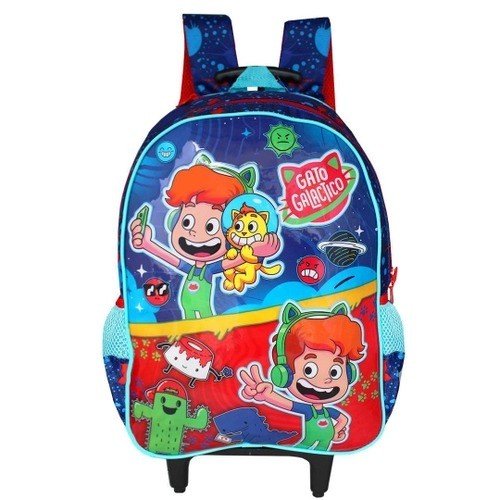 MOCHILA CARRINHO GR GATO GALÁCTICO 