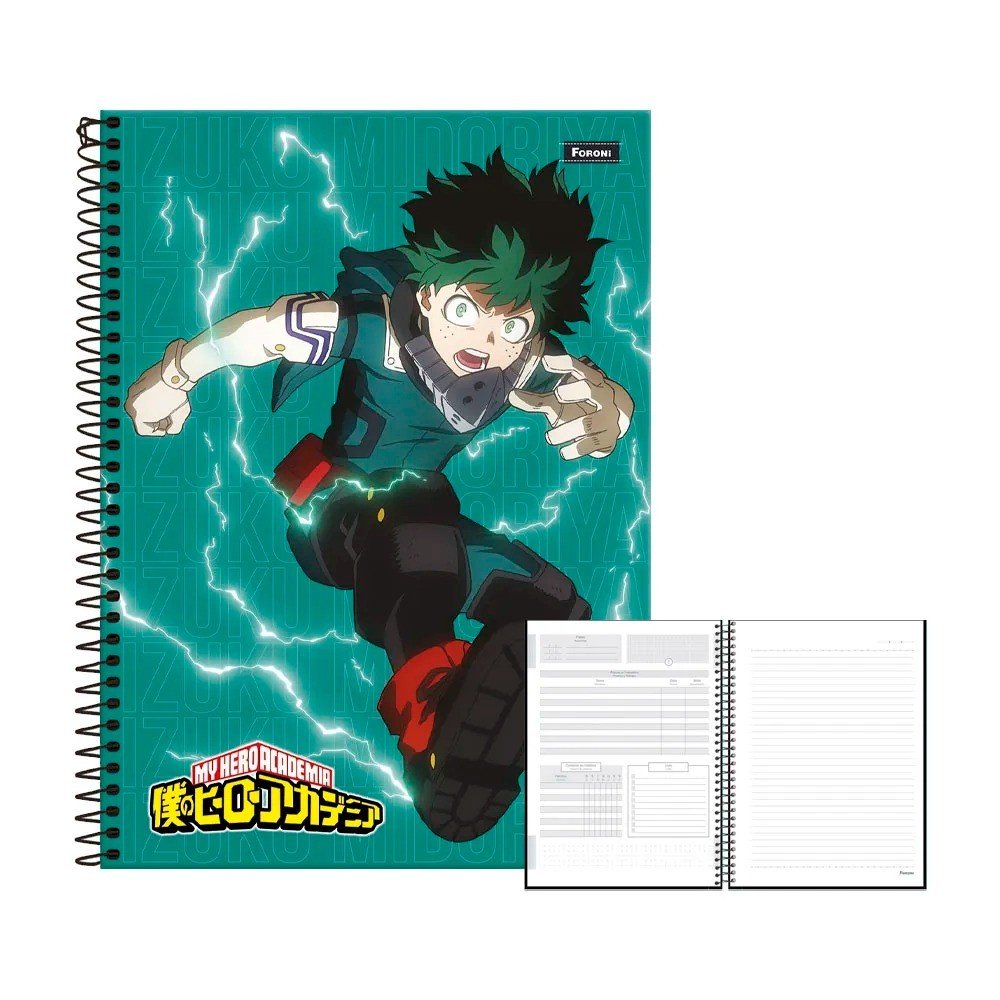 CADERNO MY HERO ACADEMIA - 80 FOLHAS