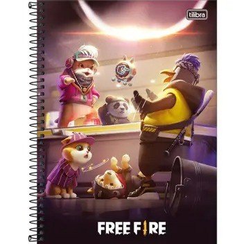 CADERNO FREE FIRE - 80 FOLHAS