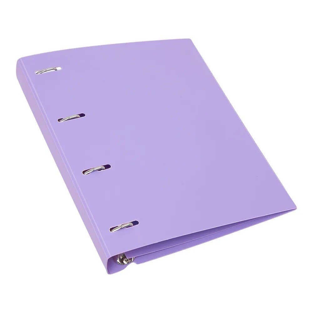 CADERNO ARGOLADO UNIVERSITÁRIO - 96 FOLHAS INTERNAS; 10 DIVISÓRIAS COLORIDAS; 1 SUPORTE SMARTPHONE