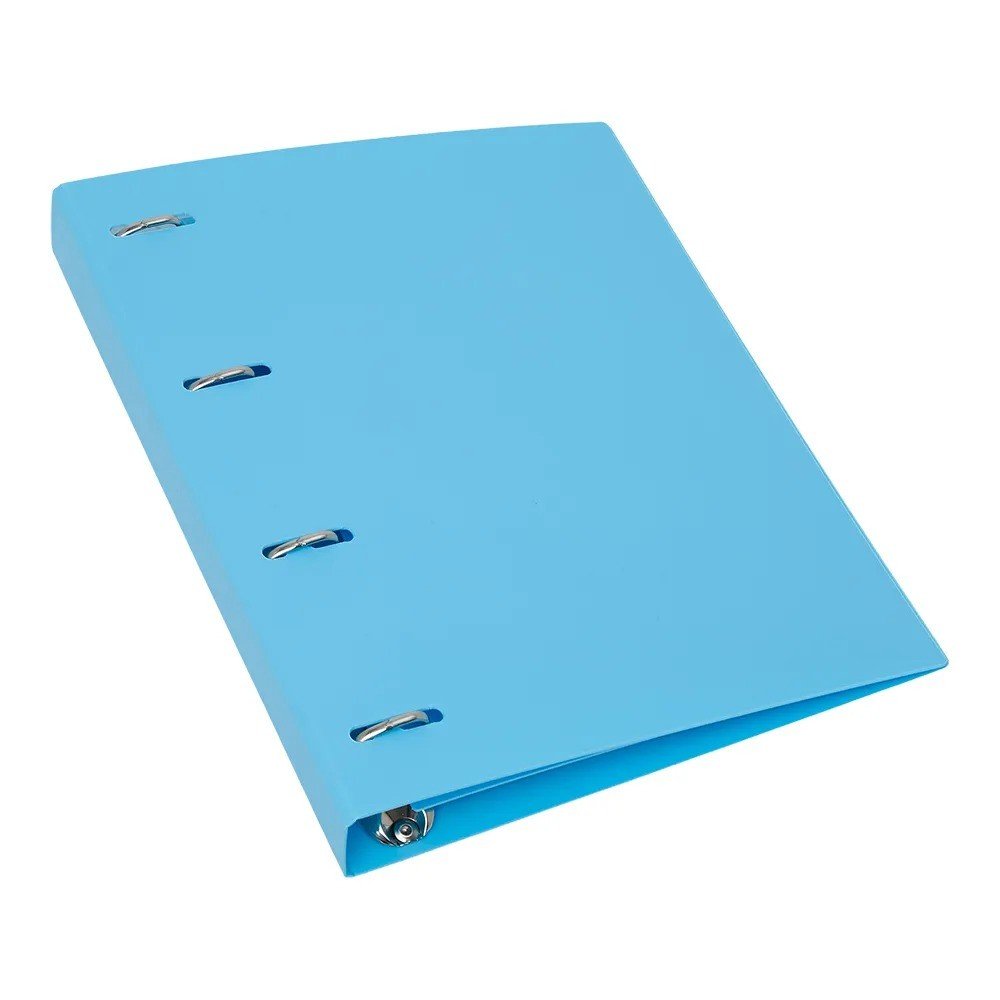 CADERNO ARGOLADO UNIVERSITÁRIO - 96 FOLHAS INTERNAS; 10 DIVISÓRIAS COLORIDAS; 1 SUPORTE SMARTPHONE