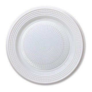PRATO DESCARTÁVEL   C/10 (BRANCO) (20CM)