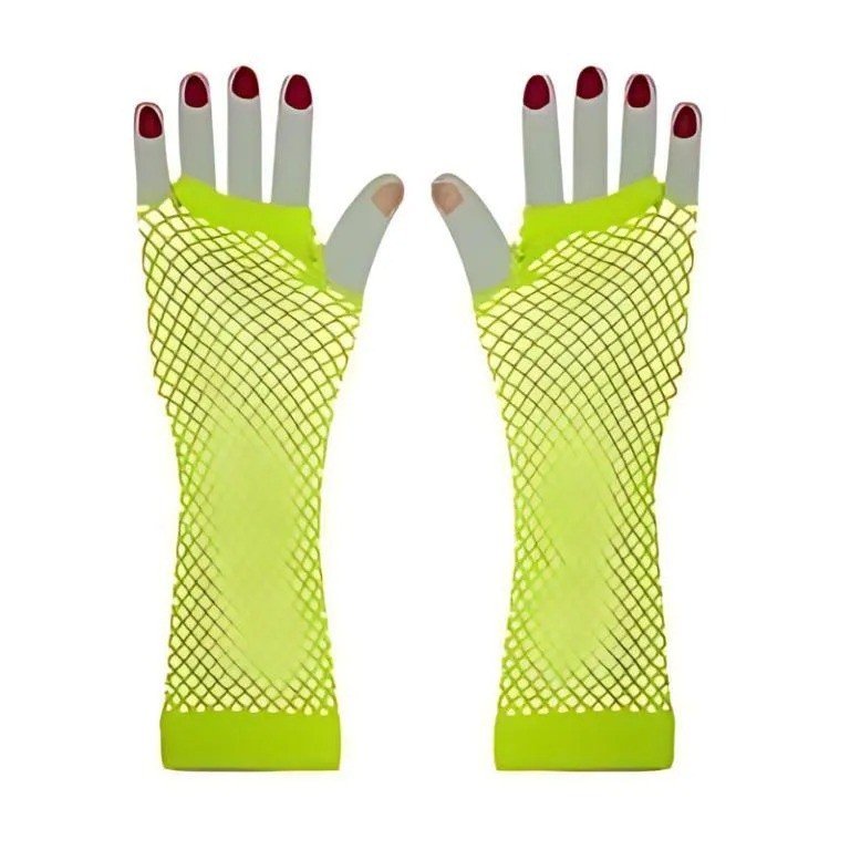 LUVA ARRASTÃO LONGA AMARELO NEON 