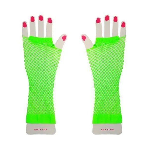 LUVA ARRASTÃO LONGA VERDE NEON 