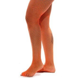 MEIA ARRASTÃO NEON LARANJA 