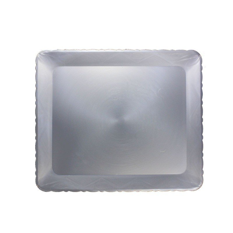 BANDEJA RETANGULAR - 275X355MM (CINZA)