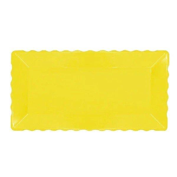 BANDEJA RENDADA - 28X34 (AMARELA)