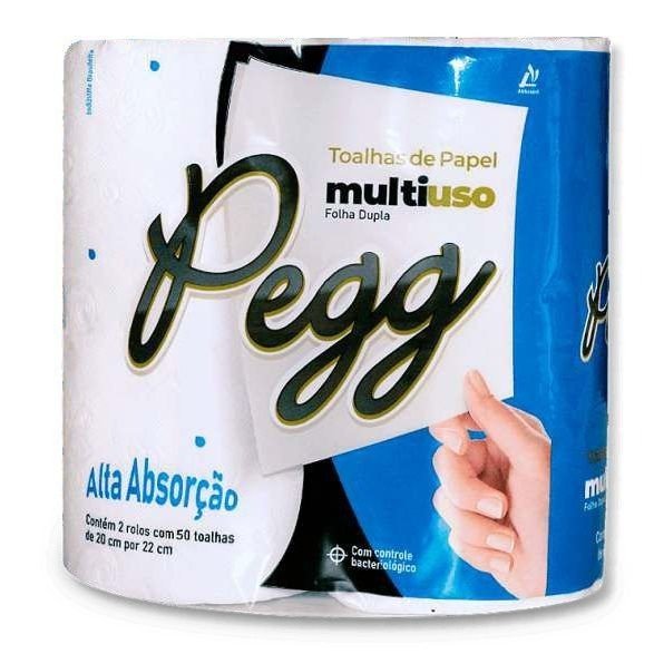 PAPEL TOALHA C/2 PEGG