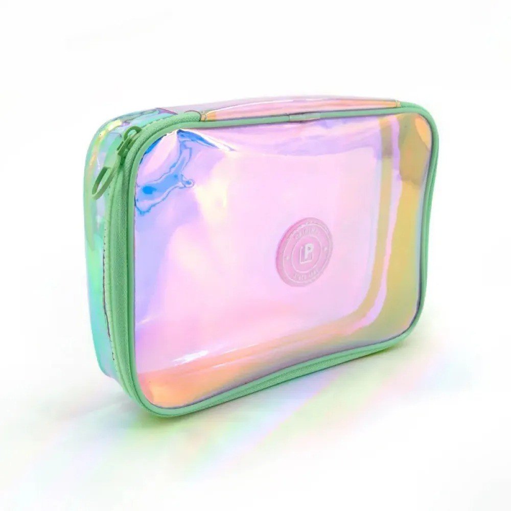 ESTOJO BOX HOLOGRÁFICO VERDE 