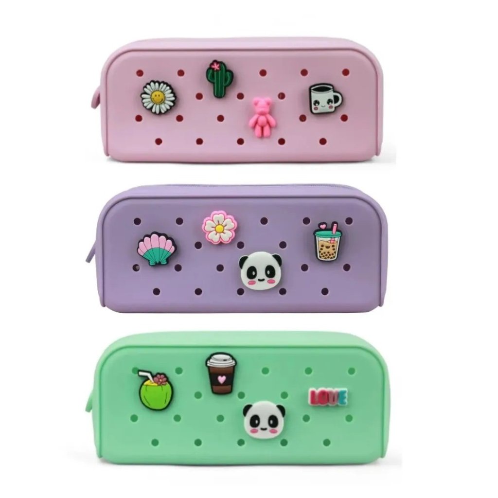ESTOJO DE SILICONE - 4 PINGENTES